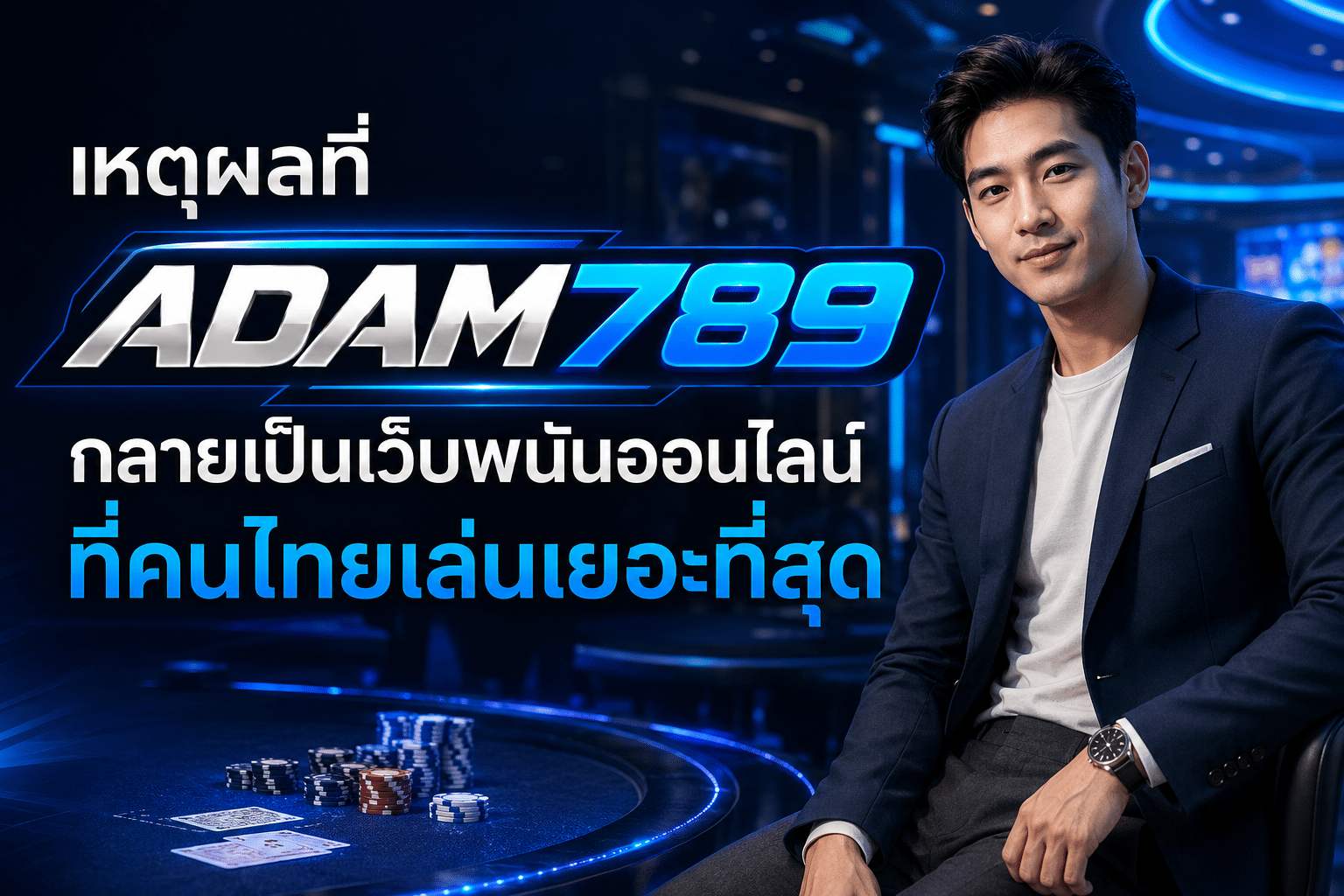 เหตุผลที่ ADAM789 กลายเป็นเว็บพนันออนไลน์ที่คนไทยเล่นเยอะที่สุด